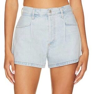Citizens of Humanity Franca Pleated Shorts in Shade Serenade size 26